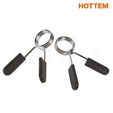 핫템 바벨 스프링 락조 마구리 바벨 원판 고정 조임쇠 세트, 1세트, 단일