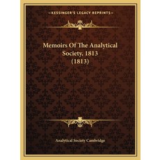(英文圖書)Memoirs Of The Analytical Society 1813 (1813) 平裝版, 英文, Kessinger Publishing