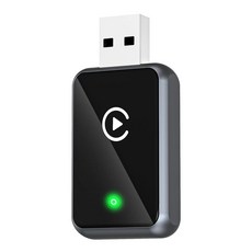 아이폰용 무선 카플레이 어댑터 - CarPlay 2016년 자동차용 제어 플러그 앤 플레이 및 애플 아이폰 iOS 10+ 용 (B), Gray