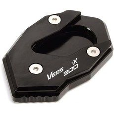 가와사키용 SCUUBE for Versys X 300 207-209 2020 오토바이 킥스탠드 풋사이드 스탠드 확대판 연장 패드 CNC 지지판 색상: 2