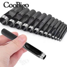 벨트 봉제 리벳 가죽 금속 펀칭 도구 구멍 커터 조각 펀처 다이 작업 공예 라운드 펀치 25MM 금형, 1.5mm, 1개