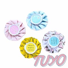 헤이지 찜질주머니 냉찜질주머니 아이스팩 찜질팩 쿨패치 아이스패치 아이스쿨팩, 패턴얼음주머니6인치 그린스프레이, 1개