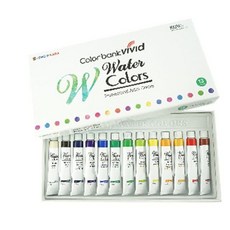 수채화물감 수채화용품 수채화용품수채화물감 종이나라 13색 비비드 7.5ml, 본상품