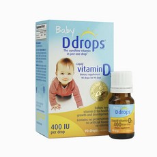 D drops 孩童維他命D3滴劑 400IU, 1瓶