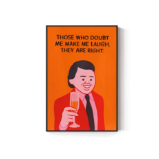 Joan Cornella 조안 코넬라 작품 그림 미술전시 주방 현관 서재 침실 거실에 걸면 좋은 캔버스 그림 액자 31, 골드