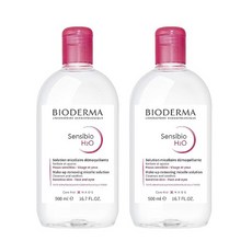 바이오더마 센서바이오 H2O 미셀라 워터 메이크업 리무버, 2개, 500ml