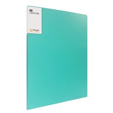 오렌지오피스 파스텔 포켓 A4 레버화일/서류철 집게화일 폭 1.5cm, 민트