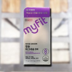 마이핏 오리진 ORIGIN 칼슘 마그네슘 DK 60정 1박스, 1.2g, 1개