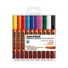 모로토우 아크릴마카세트 2mm 10색 BASIC Basic1 450, 1개