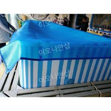 수영장 덮개 오염 방지 커버 이물질 낙엽 예방 펜션 야외 풀장 풀빌라 대형, 2.4x5.4m, 1개