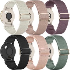 TUCOMO Garmin Venu 3S 41mm/Venu 2S/Vivoactive 4S/Vivomove 3S와 호환되는 18mm 스트레치 나일론 시계 밴드 Forerunner, TUCOMO Garmin Venu 3S 41mm/Ven