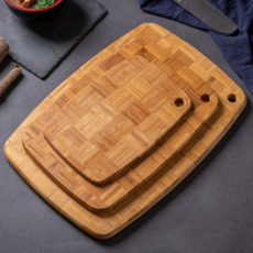 휴일여행 대나무 엔드그레인 도마, 1개, 혼합색상