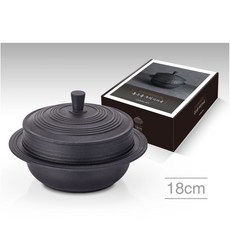 인덕션 클래식 감성 통주물 무쇠 가마솥, 18cm