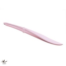 Elise 硅膠防滑修眉夾 眉毛假睫毛兩用美妝工具 (粉色), 1個, A213