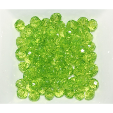 크리스탈 비즈 론델컷 비즈공예재료 팔찌 만들기, 그린 A4811, 1세트, 8mm