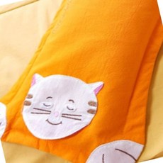 메밀베개 오렌지 소형 수면쿠션 휴식아이템 목어깨편안함 기능성쿠션