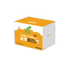 호박잔대즙 호잔즙 슬로호잔 저당 호박즙 건강원 슬로엔 대용량 저칼로리 저당 호잔탕 슬로호잔, 120g, 50개