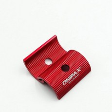 오니팩스 자전거 핸들바 스림 1인치에서 1-1/4인치 / 25.4mm에서 31.8mm 변환 어댑터 클램프 스페이서, 41mm, Red, 1개