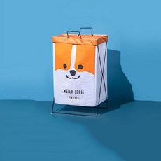 키밍 빨래 바구니 스탠드형, 웰시코기