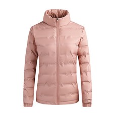 立領石墨烯輕薄羽絨外套 - 秋冬新款女款白鴨絨上衣