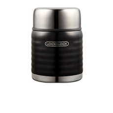 락앤락 웨이브 보온죽통, Peal Black, 550ml, 1개