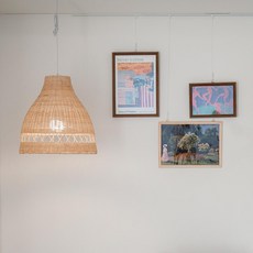 ddap 무타공 레일 액자걸이 와이어 천장설치 액자레일 5color