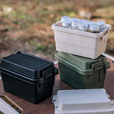 CAMPINGMOON CK-23BF 휴대용 피크닉 BBQ 그릴 캐디 내구성 있는 조미료 도구 정리함 홀더 포함 야외 보관, 휴대용 양념병 보관 상자 야외 시즈닝 병 정리함 내구성