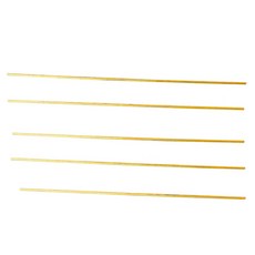 shangren 5PC 라운드 구리 황동 튜브 DIY 300mm 길이를위한 구리 도구 야외 풍경 및 정원 장식에 적합합니다., A, 옐로우, 1개