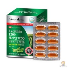 내츄럴플러스 레시틴 1200 50대, 1, 60정
