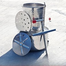 대형 리터 꿀 압착기 프레스 통 필터가 통합된 과일 채소, 4. leaky tray, A. With bucket