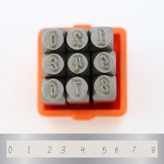 YUTE 27件套3mm鋼印藝術字字母數字鏨刻工具 全套花鏨子手工印字 好用 方便, 9pc簡易包裝