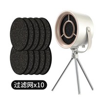 데스크탑 레인지 후드 대형 흡입력 조절 소음 감소 기능 실내 바베큐 핫팟용, 4. milky white, 기본