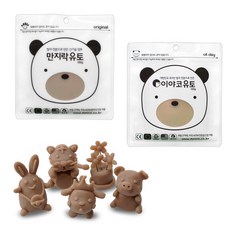 이야코 만지락 소프트 유토 100g 곡물 점토 만들기재료, 단품, 단품