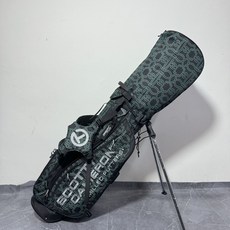 新款高爾夫球包卡梅隆支架包男女通用球袋 時尚輕便多功能高爾夫球袋, 綠紋, 1個