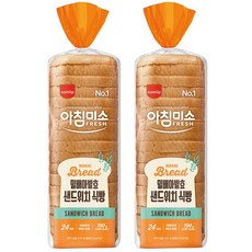 [JH삼립] 모닝데이 토스트샌드위치식빵 768g 2봉, 2개