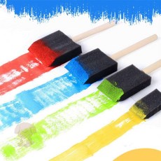 곰돌이네상점 페인팅 폼브러쉬 4p 페인트폼브러쉬