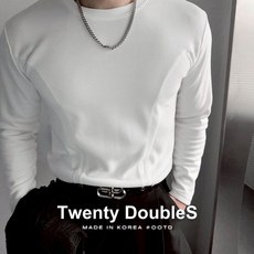 韓國雙線剪裁合身BOXY長袖上衣 - 緊身運動內搭大學T