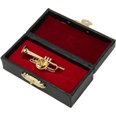 색소폰 미니어처 케이스가 포함된 우아한 금속 플루트 테이블 장식 선반 진열 선물용 시뮬레이션 미니 복제 인형의 집 모델 2131441, 색소폰 미니어처 케이스가 포함된 우아한 금속 플루트 테