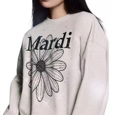 Mardi Mercredi 大型雛菊印花長袖上衣