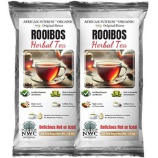 NWC Naturals African Sunrise 유기농 루이보스 티 GMO 프리 카페인 프리 코셔 유기농 - 티백 20개, NWC NATURAL 내추럴s African SUN 선