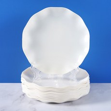 러블리 접시 아이보리 16cm, 20개, 1세트