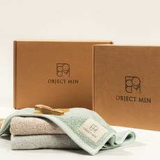오브젝트민 터치에어 타올 180g 뱀부사 수건, 1개, 색상별 1장씩(총3장)