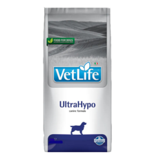 VetLife UltraHypo犬用極低敏配方VD13，適用於皮膚敏感犬隻，含水解魚肉蛋白, 12kg, 1個, 犬用極低敏配方 (水解蛋白)