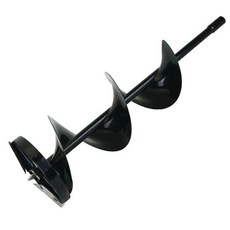 아이스 오거 드릴 겨울낚시 6인치/8인치 도구 얼음끌 얼음, M. 8인치 철제 드릴 80cm