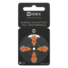 와이덱스 보청기배터리 13 보청기 건전지 약 밧데리 40알 주황색, 1박스