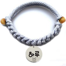 펫츠룩 가볍고예쁜 강아지 고양이 인식표 목걸이, 29말랑블루, 1개