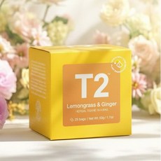T2 레몬그라스진저 티백, 1박스, 25개입, 1박스, 50g