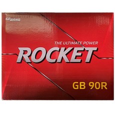 로케트 GB90R 자동차배터리 스타렉스 갤로퍼 그레이스 마이티 현대5톤 뉴포터 쏘렌토 스포티지 스포티지R 코란도디젤 뉴렉스턴 무쏘 코란도스포츠 차량용밧데리, 1개, GB90R 공구대여+폐전지반납
