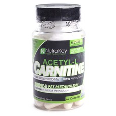 NutraKey 乙醯左旋肉鹼膠囊, 60顆, 1罐
