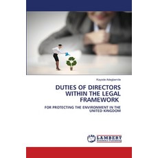 (영문도서)Duties of Directors Within the Legal Framework Paperback, LAP Lambert Academic Publis..., English, 9786207998753